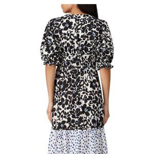 Black Floral Puff Sleeve Dress by Love, Whit by Whitney Port